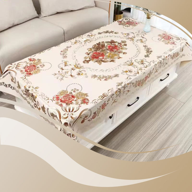 🤩 Nowy ulubiony element wystroju salonu ✨Wielofunkcyjny wodoodporny, olejoodporny obrus kwiatowy