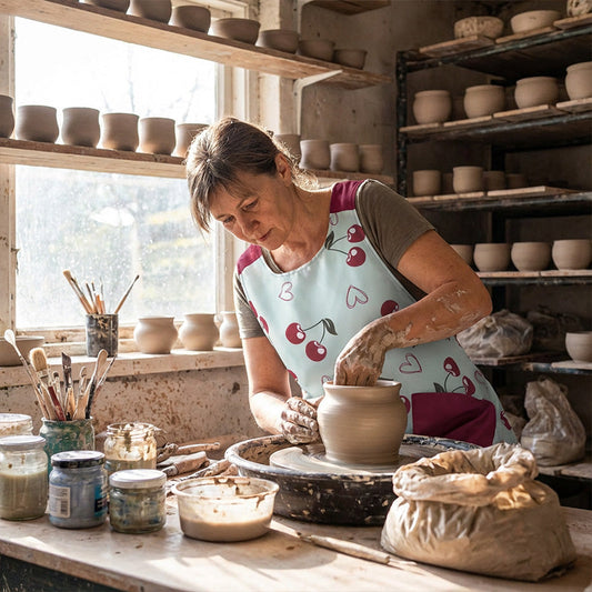 🔥Damski fartuch z krzyżowymi paskami, wsuwany