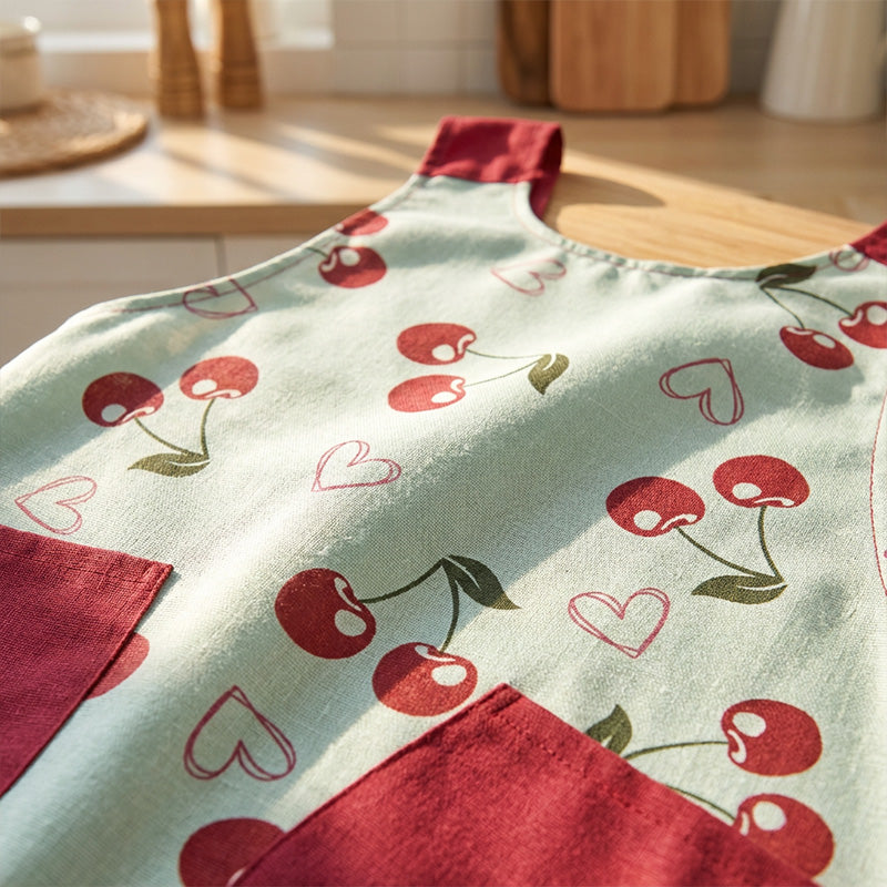 🔥Damski fartuch z krzyżowymi paskami, wsuwany