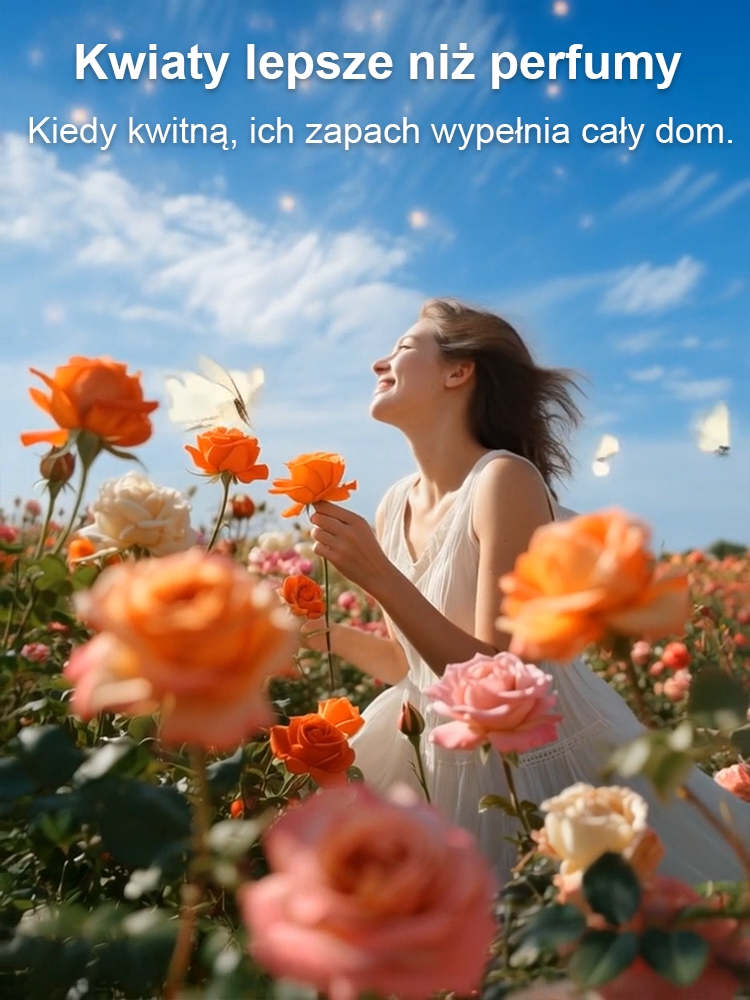 Rzadkie hydroponiczne róże dwukolorowe - 12 kolorów mieszanych nasion - 300 kapsułek