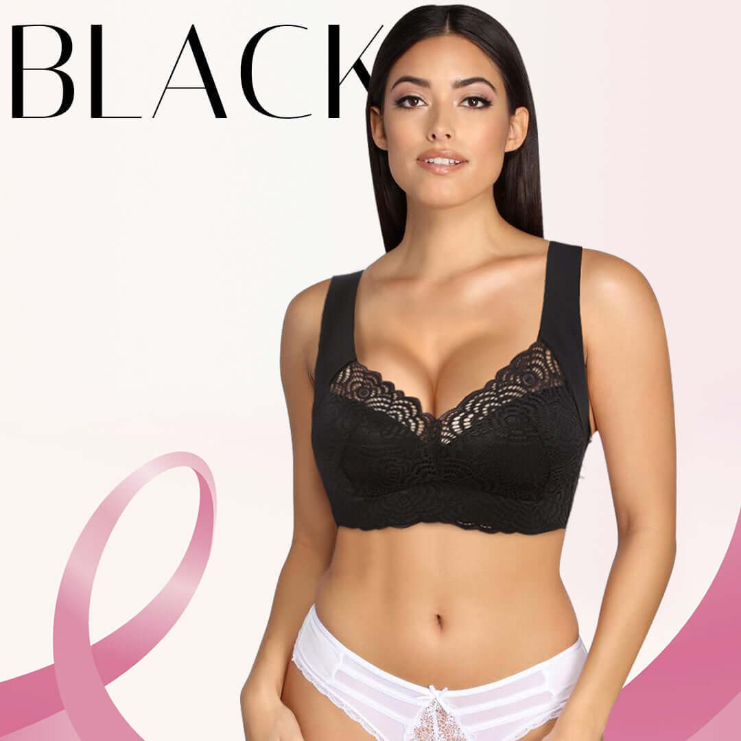 🔥Poslední den kupte 1 a získejte 3🔥 - Krajková podprsenka Plus Size pro dokonalé zvednutí a podporu (3 ks).