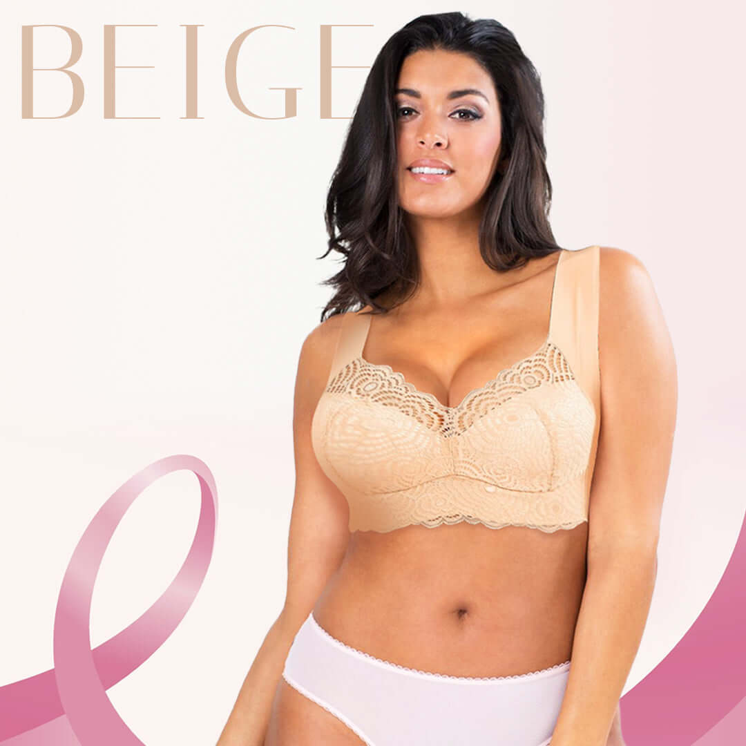 🔥Poslední den kupte 1 a získejte 3🔥 - Krajková podprsenka Plus Size pro dokonalé zvednutí a podporu (3 ks).