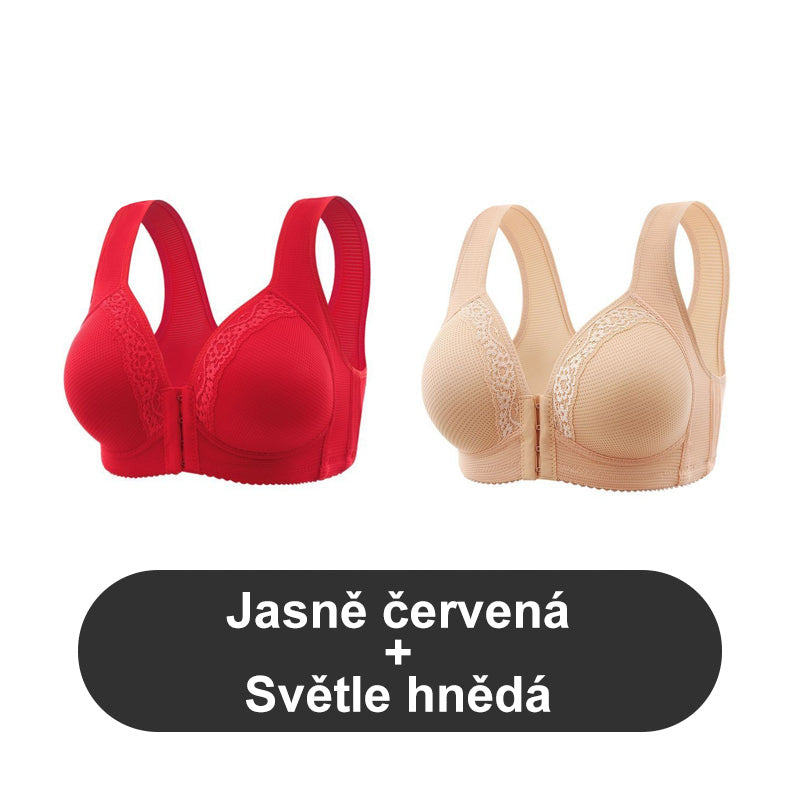 Prodyšná - Podprsenka nadměrné velikosti bez ocelového kroužku [1+1 zdarma]
