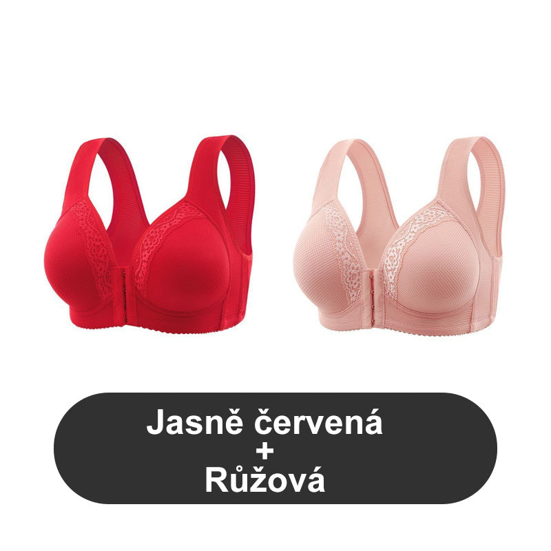 Prodyšná - Podprsenka nadměrné velikosti bez ocelového kroužku [1+1 zdarma]